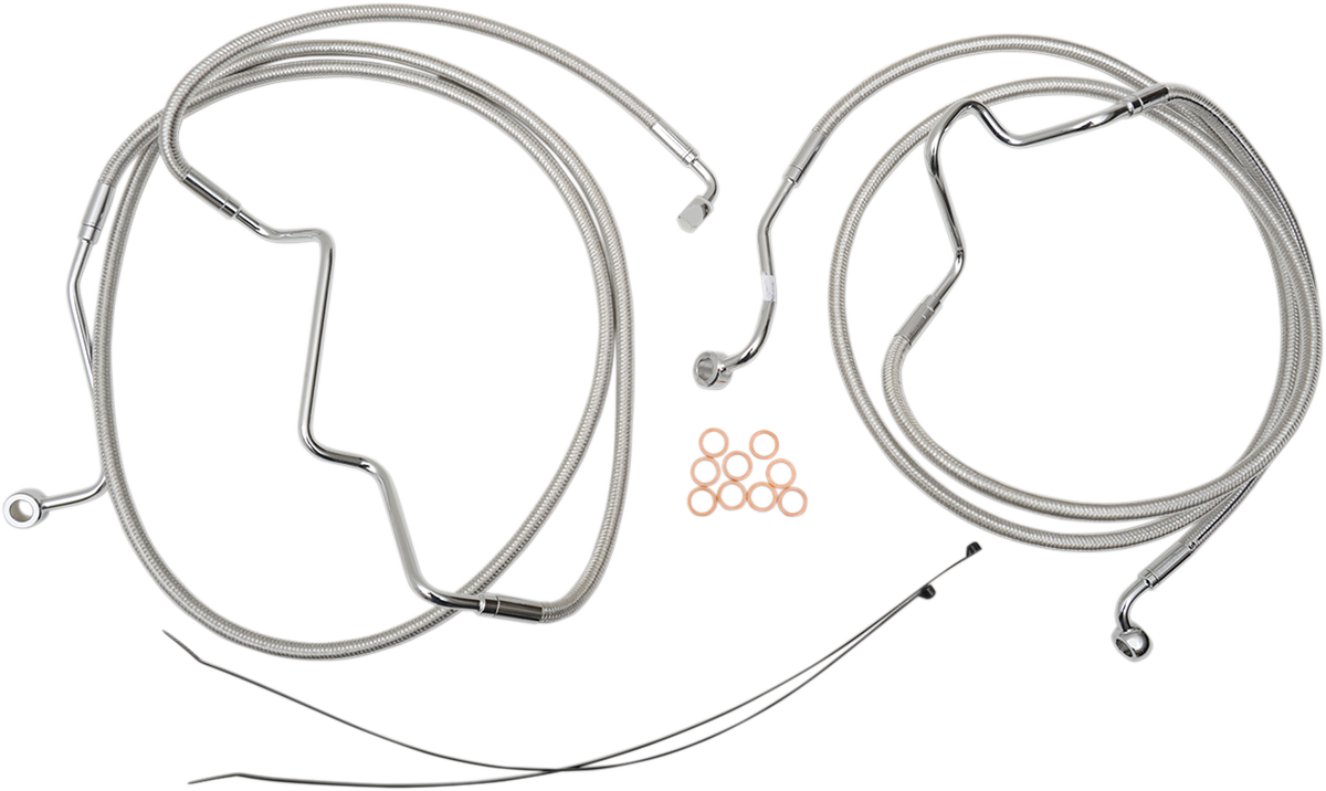 Brake Line - Polished Stainless 2014 - 2022