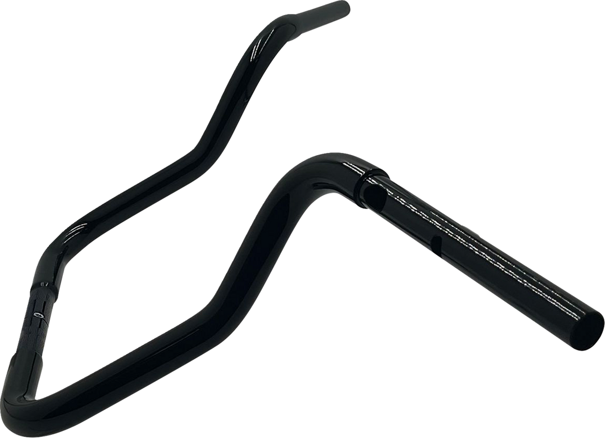 1-1/4\" EZ Install Round Top Handlebar - Reduced Reach - 13\" - Black 2023 - 2024