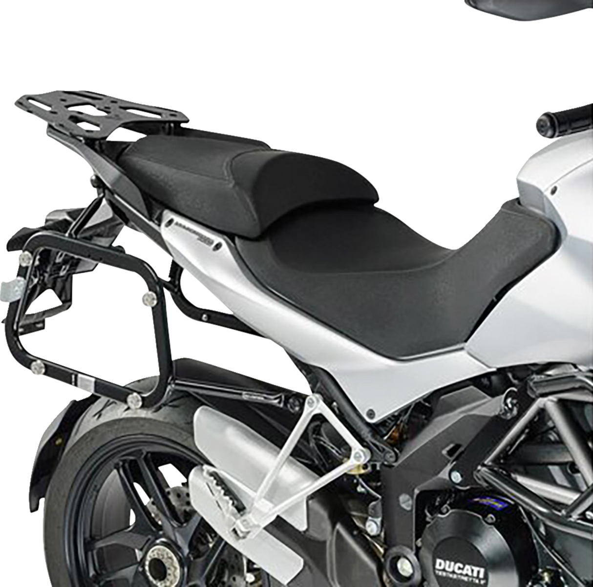TRAX ADV Aluminum Case System - Black - Ducati Multistrada 1200 \'10-\'14 2010 - 2014