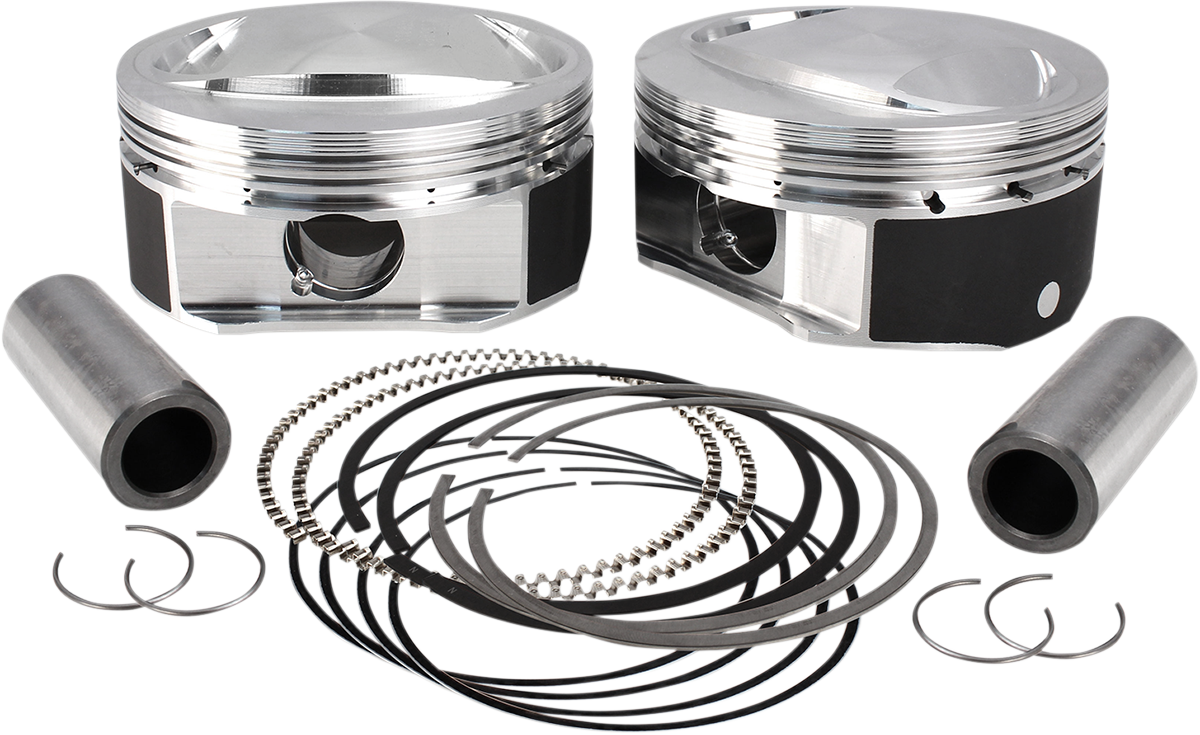 High Compression Piston Kit - 110\" Twin Cam CVO Motor - Standard 2007 - 2017