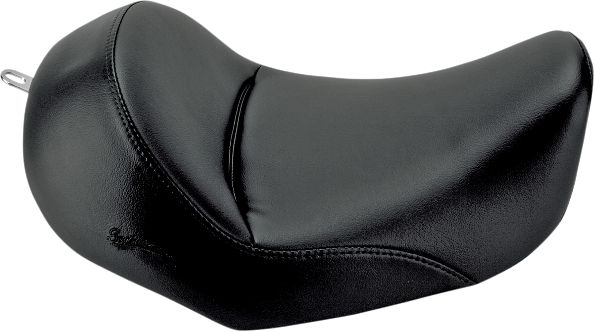 Heels Down Solo Seat - Without Backrest - Plain - Black - Dyna 2006 - 2017