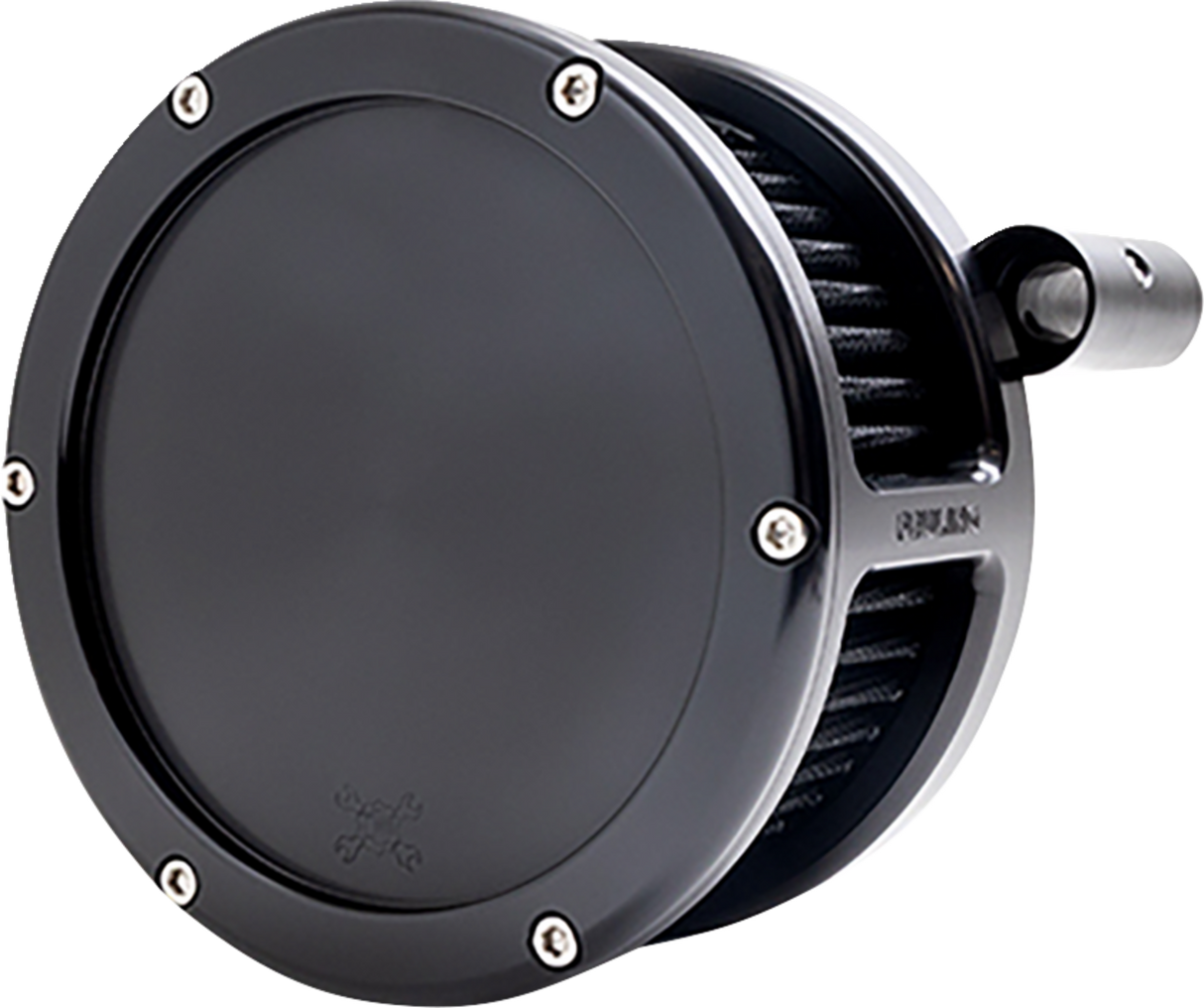 BA Air Cleaner Kit - Black with Black Filter - \'08-\'17 Dyna/Softail/Touring 2008 - 2017