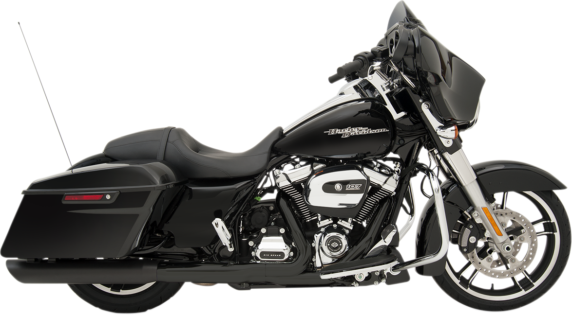 4\" Slashdown Slip-On Mufflers - Black 2017 - 2022