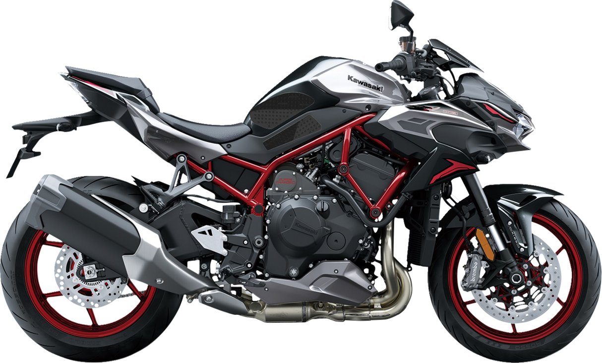 Traction Pad Tank Grips - Volcano - Black - Z H2 2021 - 2023