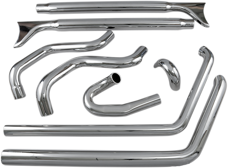 Fishtail Exhaust - 33\" - Softail 2007 - 2017