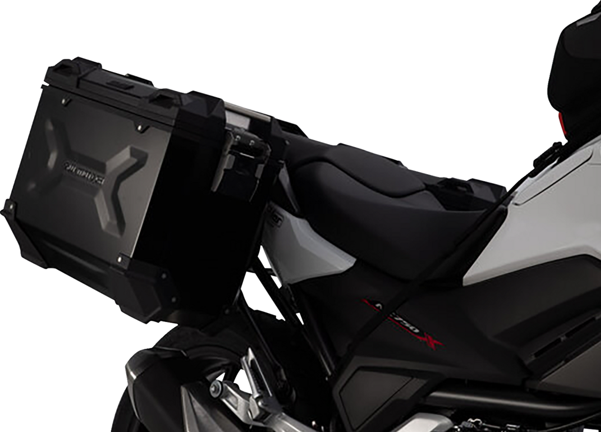 TRAX ADV Aluminum Case System - Black - Honda NC750 \'16-\'20 2016 - 2020