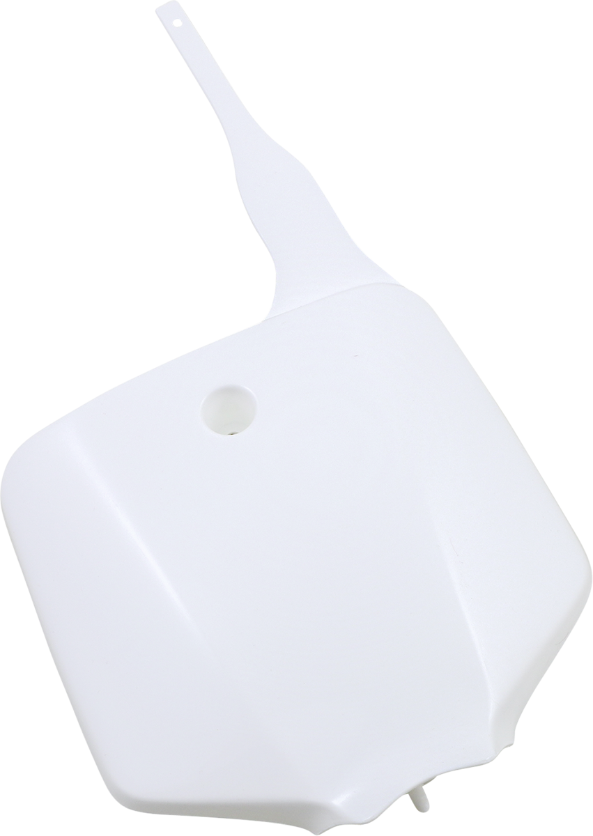 Front Number Plate - White 2000 - 2023