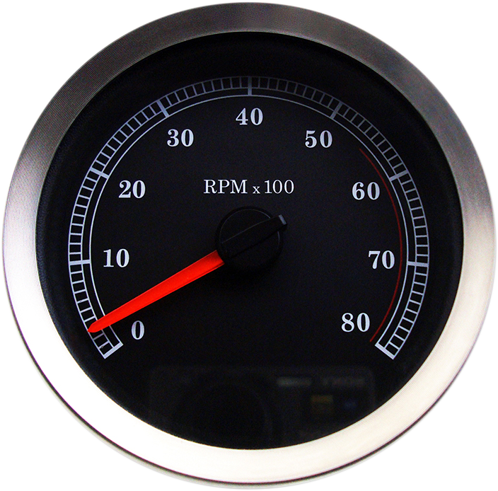 4\" Electronic Tachometer - Black Face 2004 - 2013