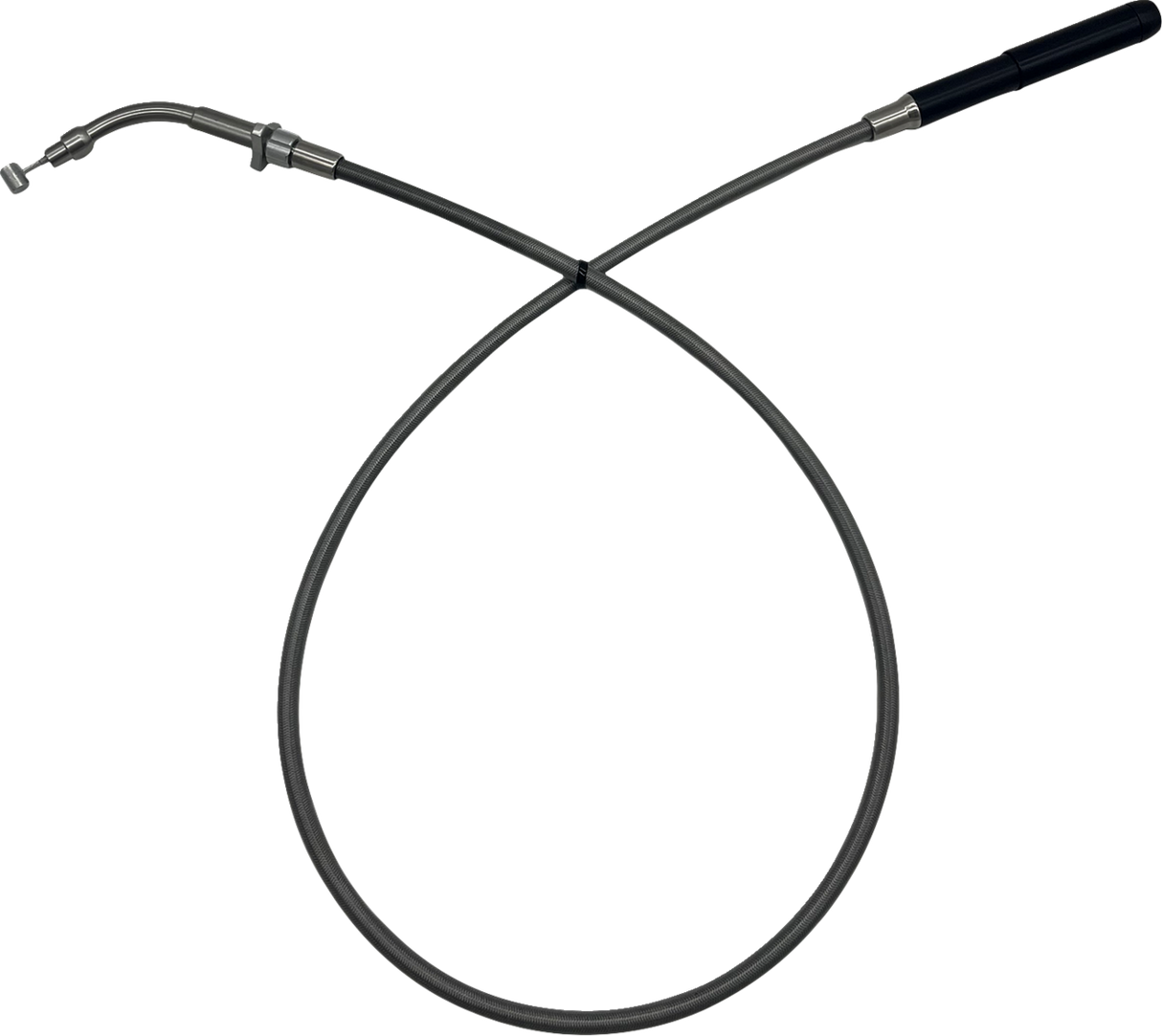 EZ Install Upper Clutch Cable - FLHX/FLTR,SE - +2\" - Braided 2023 - 2024