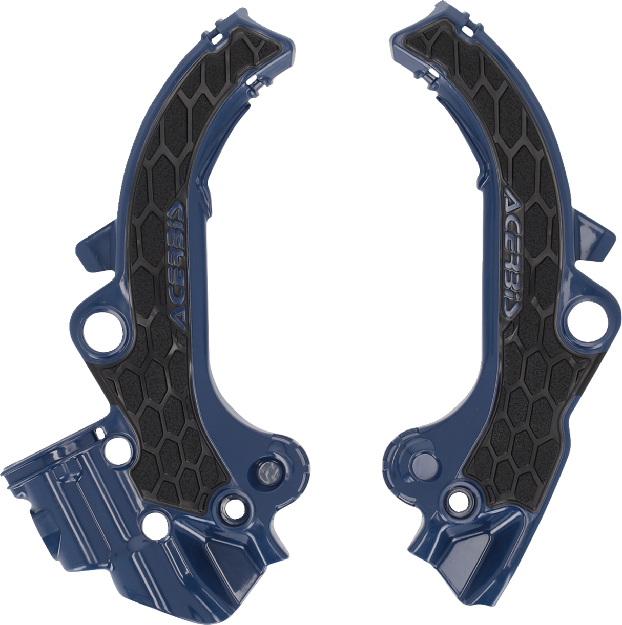X-Grip Frame Guards - Black/Blue - Gas Gas | Husqvarna | KTM 2024 - 2025