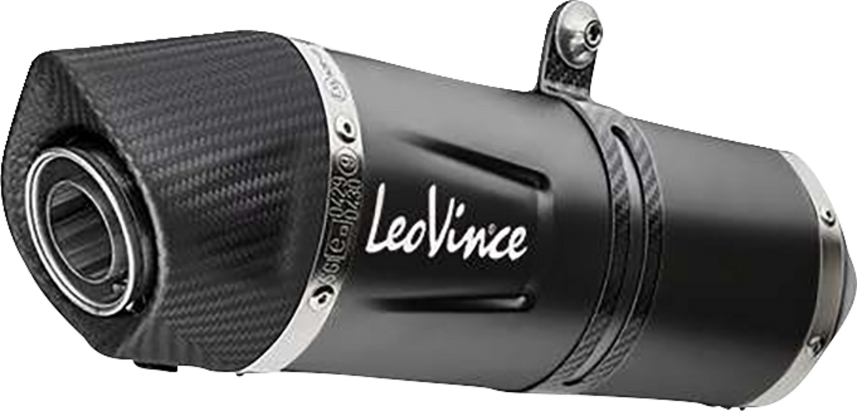 LV One EVO Slip-On Muffler - Black - Stainless Steel 2024 - 2024