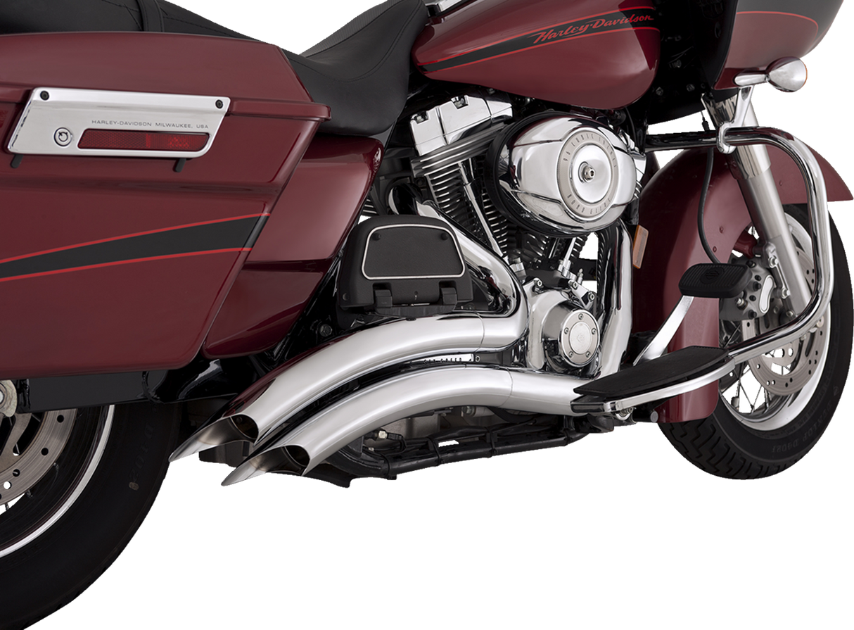 Big Radius Exhaust System - Chrome 2010 - 2016