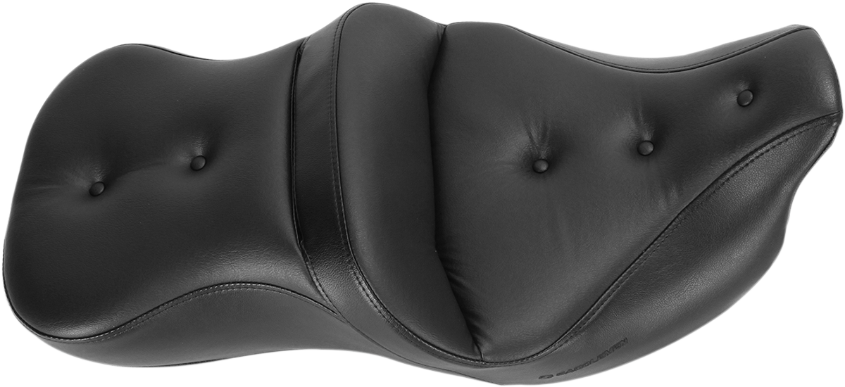 Pillow Top Roadsofa™ Seat - Heated - Black - \'08-\'23 FLH/FLT 2008 - 2023