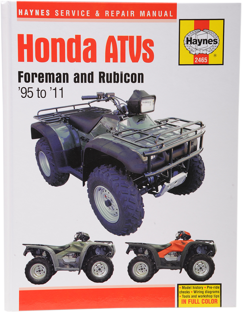 Manual - Honda TRX4/450 1995 - 2007
