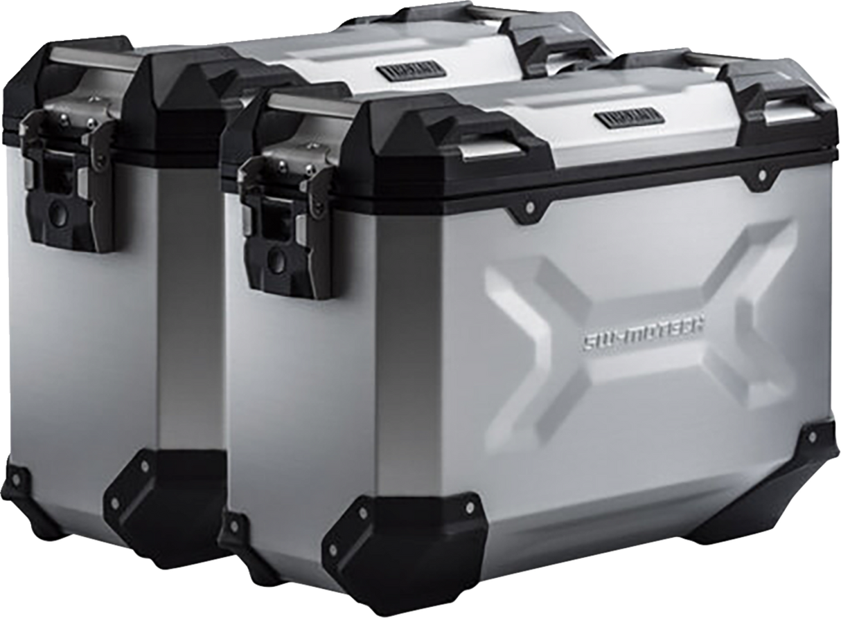 TRAX ADV Aluminum Case System - Silver - Yamaha Tracer 9 GT \'21-\'24 2021 - 2024