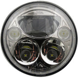 CUSTOM DYNAMICS  2001-1263 TruBEAM® LED Headlamps LED Headlight - 7" - Chrome - Each
