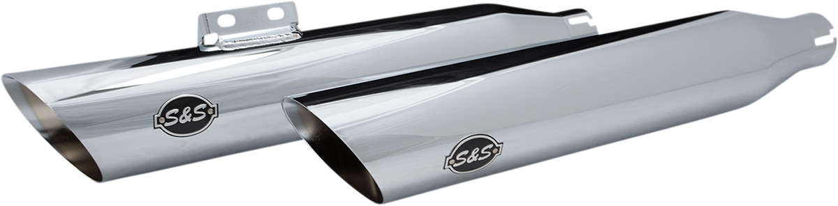 Slash Cut Mufflers - 50 State - Chrome 2018 - 2020
