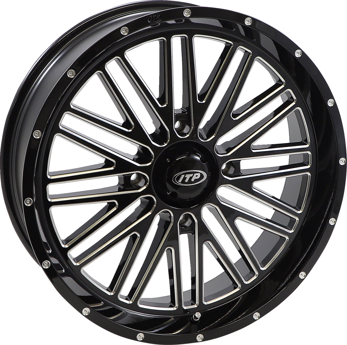 Wheel - Momentum - Front/Rear - Black/Milled - 22x6.5 - 4/137 - 4+2.5 (+10 mm) 2011 - 2023