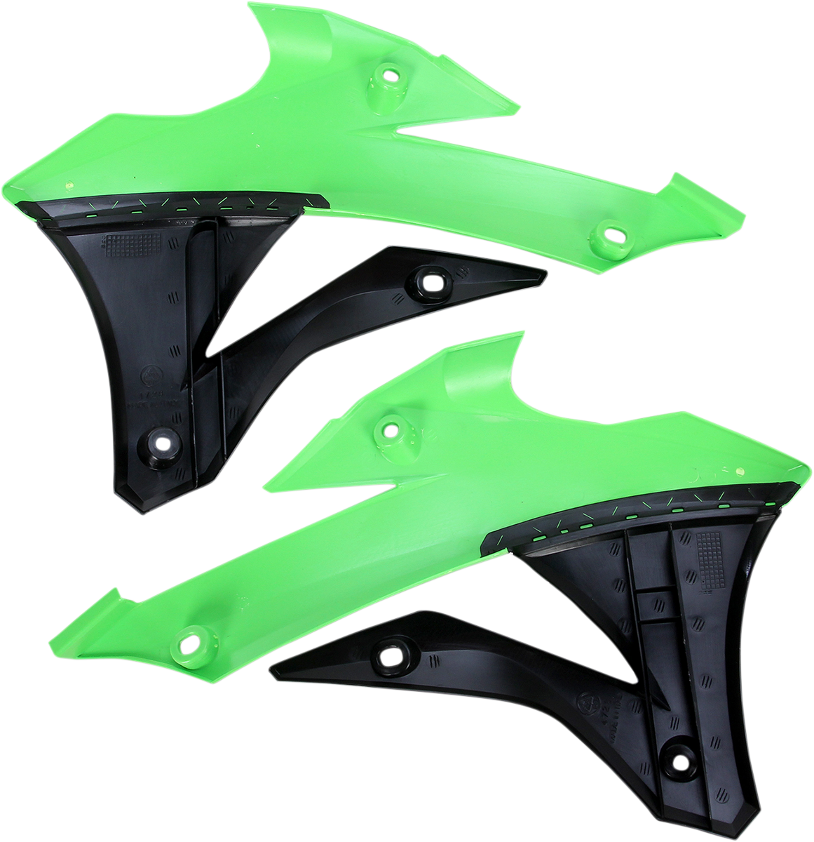 Radiator Shrouds - Green/Black 2014 - 2021