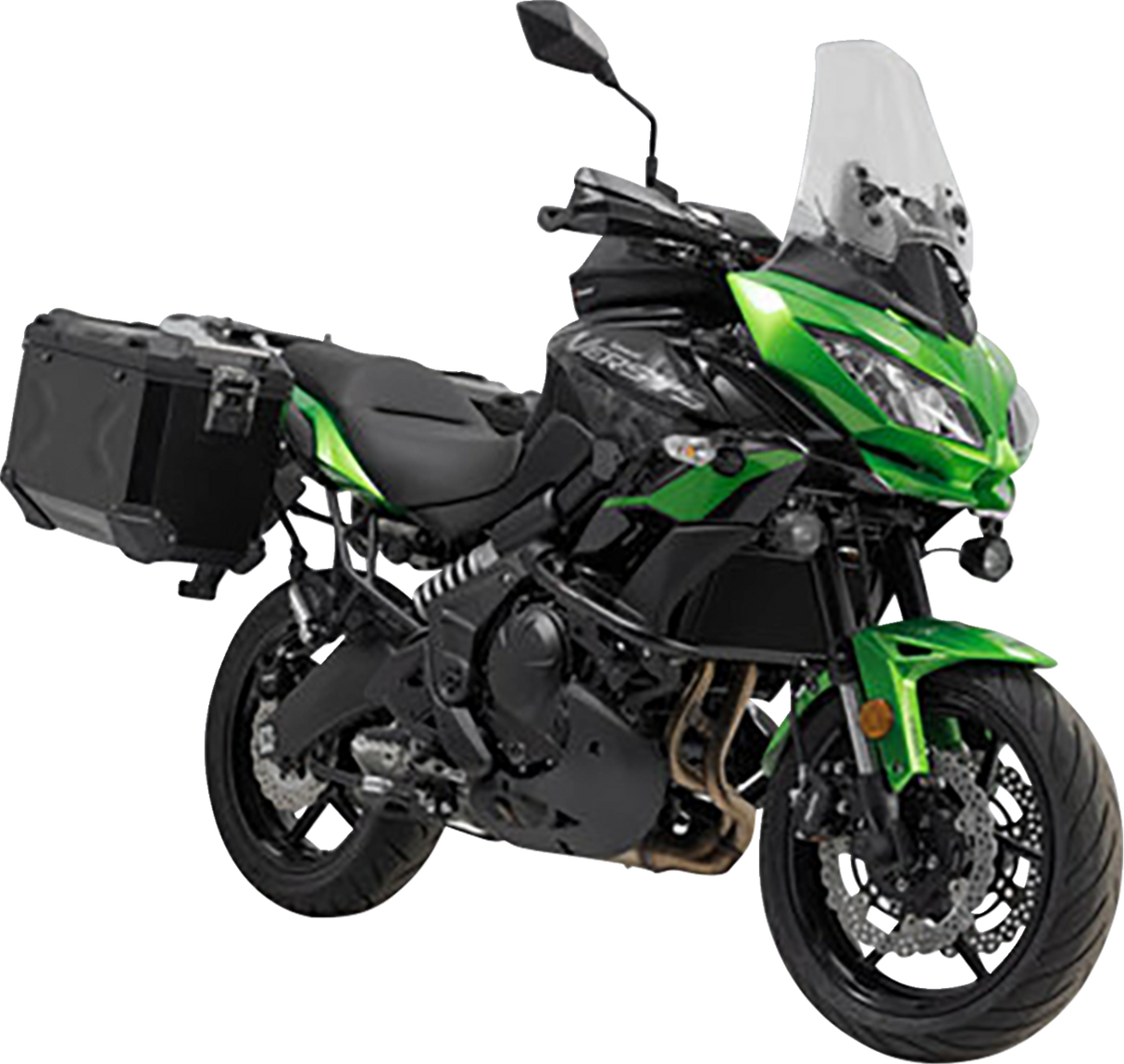 TRAX ADV Aluminum Case System - Black - Kawasaki Versys 650 \'14-\'24 2014 - 2024