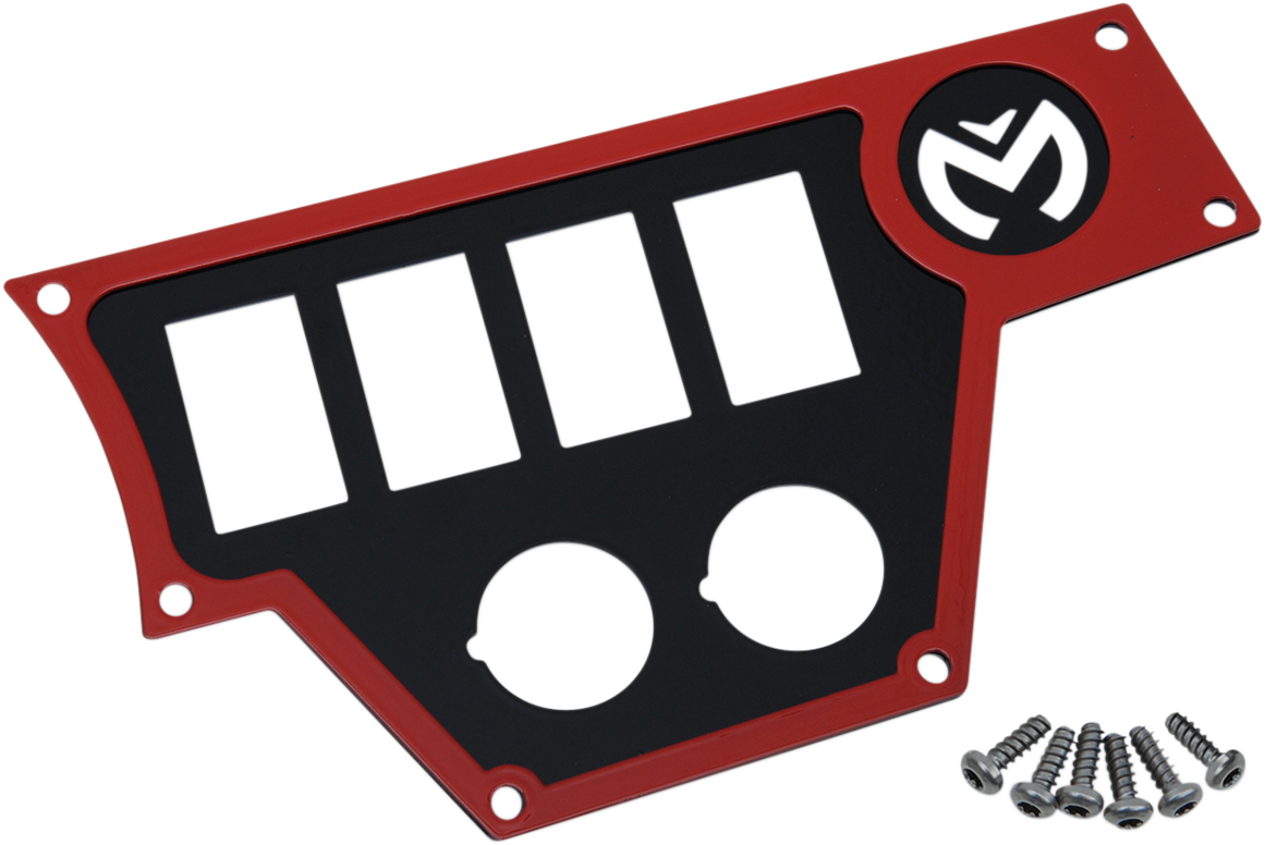 Dash Plate - Large - Right - Red 2015 - 2019