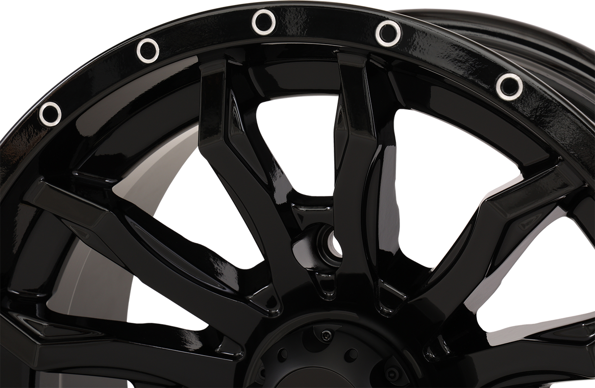 Wheel - HL21 - Front/Rear - Gloss Black - 14x7 - 4/137 - 4+3 (+10 mm) 1992 - 2024