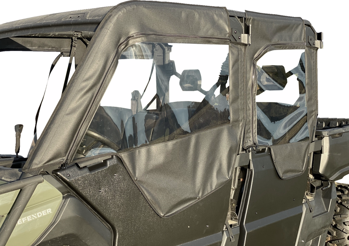 Soft Upper Doors - Black - Can-Am Defender Max 2017 - 2022