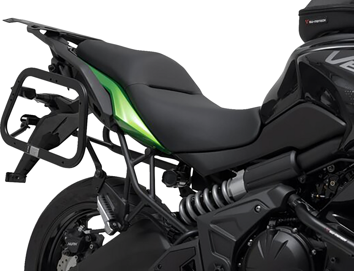 TRAX ADV Aluminum Case System - Silver - Kawasaki Versys 650 \'14-\'24 2014 - 2024