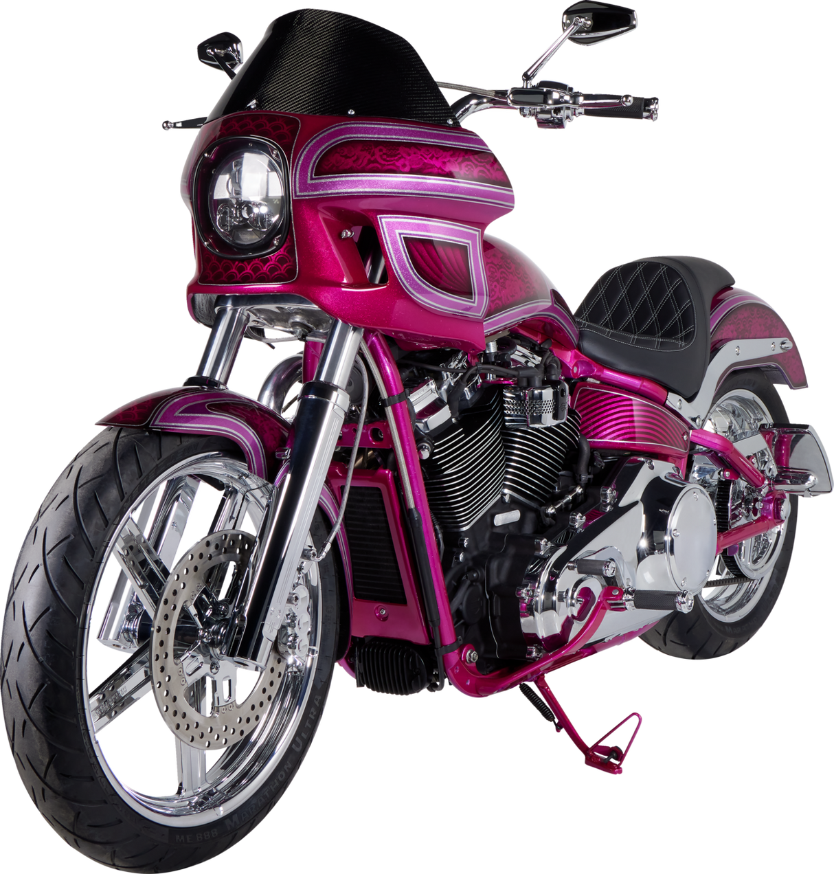 3-1 Mini Fender Strut Indicator Lights - Chrome 2018 - 2023