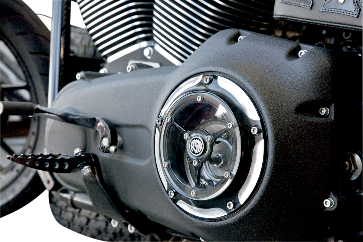 Clarity Derby Cover - Contrast Cut™ - Big Twin 1999 - 2016