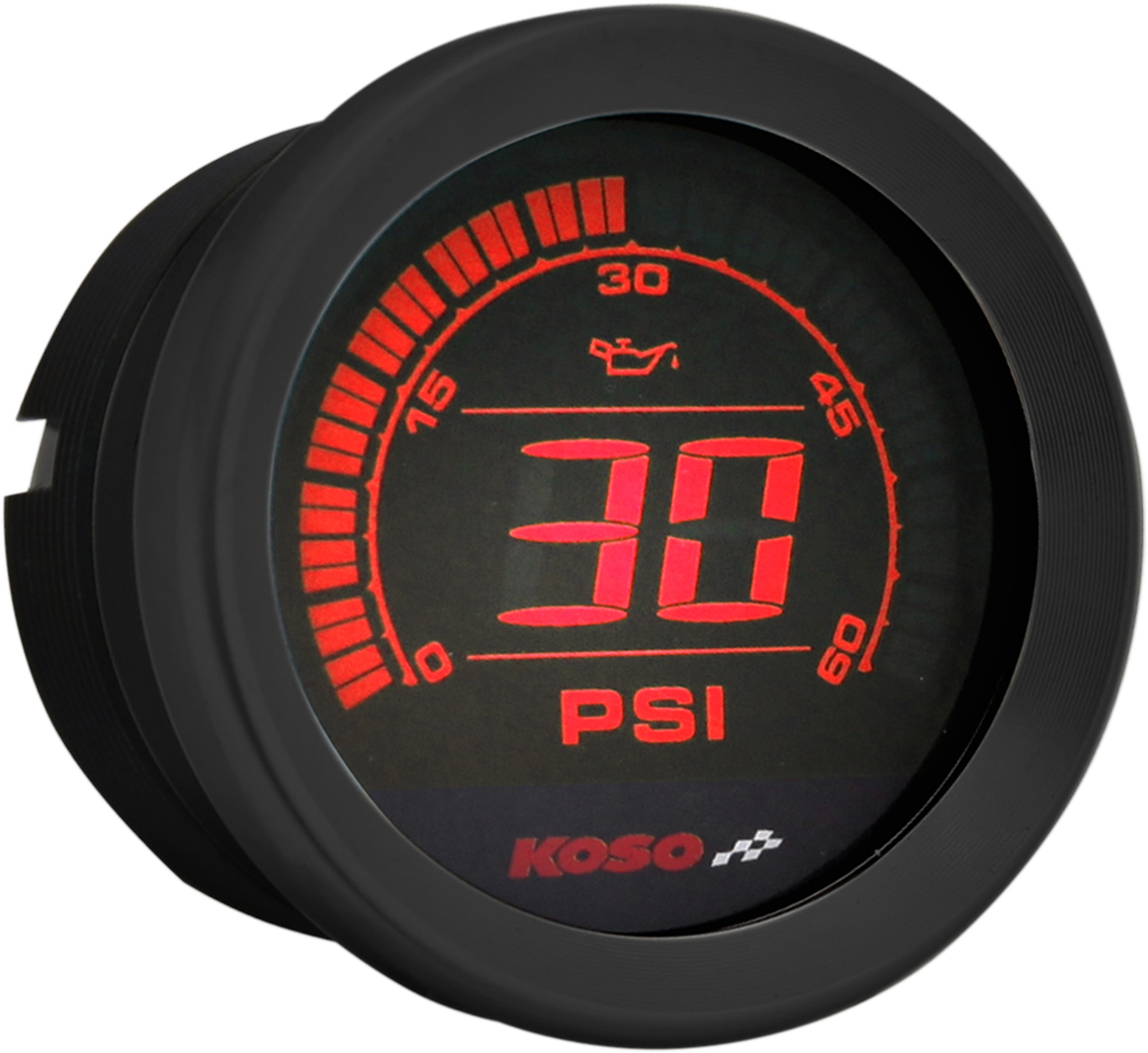 2\" Oil Pressure Gauge - Black 2004 - 2013