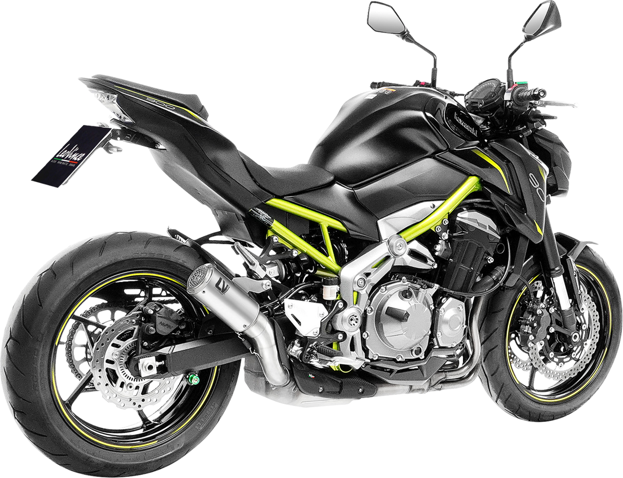 LV Corsa S Slip-On Muffler - Titanium - Kawasaki Z 900 2017 - 2024