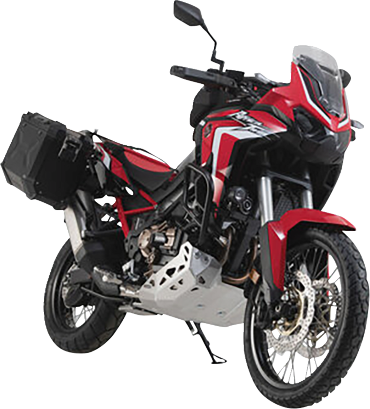 TRAX ADV Aluminum Case System - Black - Honda Africa Twin \'19-\'21 2019 - 2021