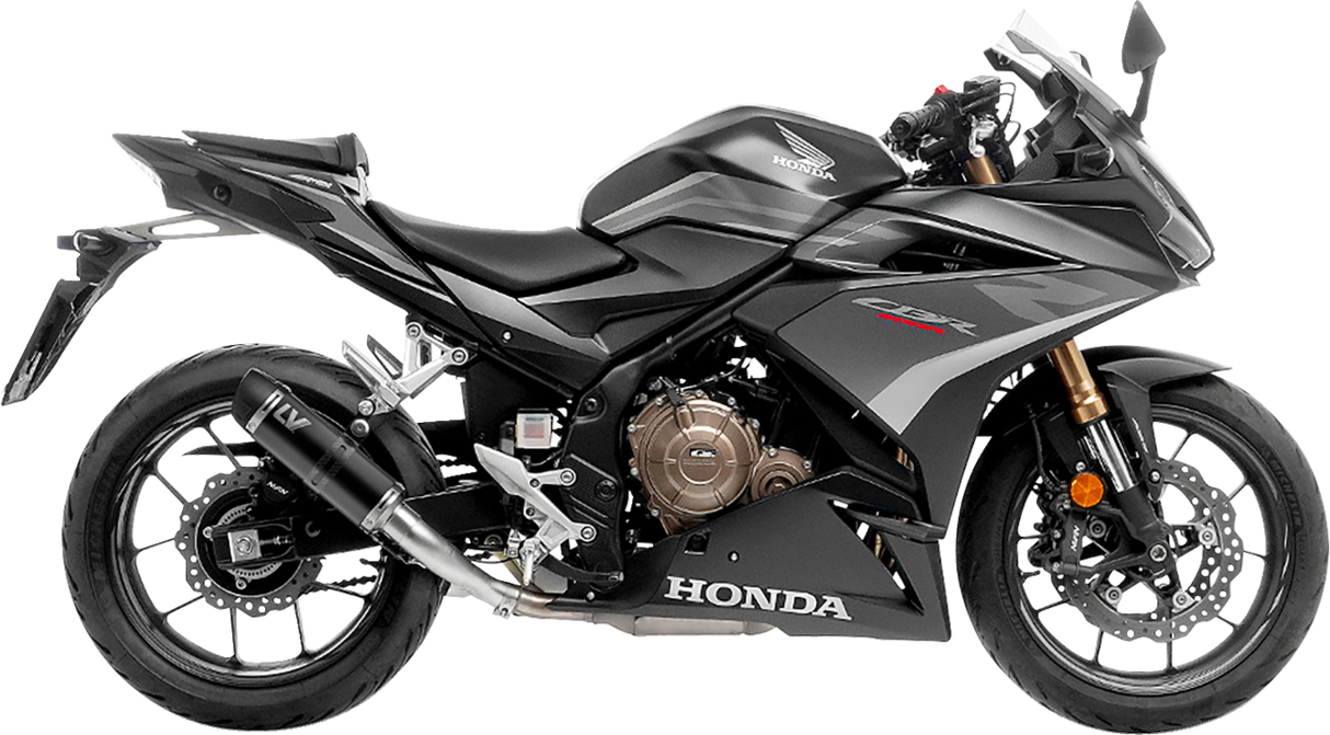 GP Corsa EVO Slip-On Muffler - Black Edition - CB/CBR 500 2022 - 2025