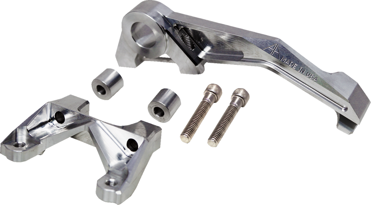 Multi Brake Caliper Mount - 84mm Bolt Center - Raw - Super Sport 2009 - 2024