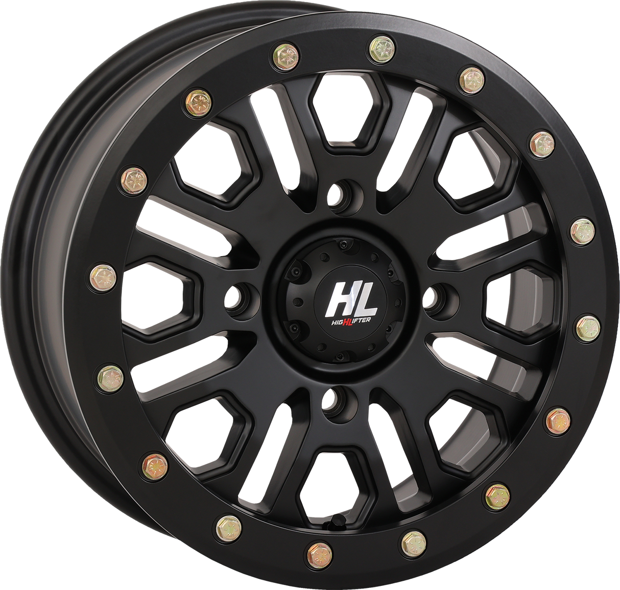 Wheel - HL23 Beadlock - Front/Rear - Matte Black - 15x7 - 4/156 - 5+2 (+38 mm) 1996 - 2024