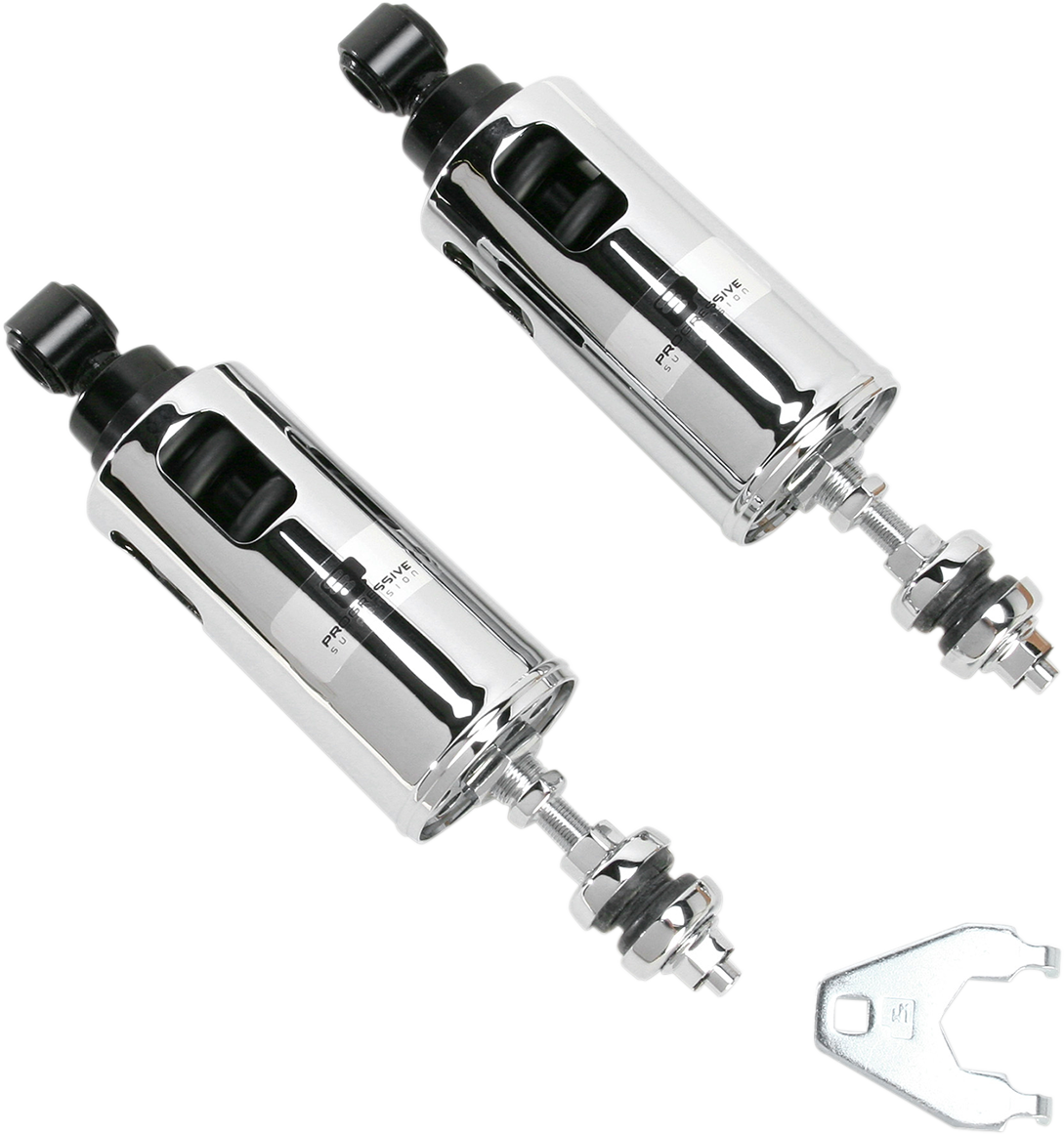 422 Series Adjustable Shocks - Chrome - Standard 2001 - 2017
