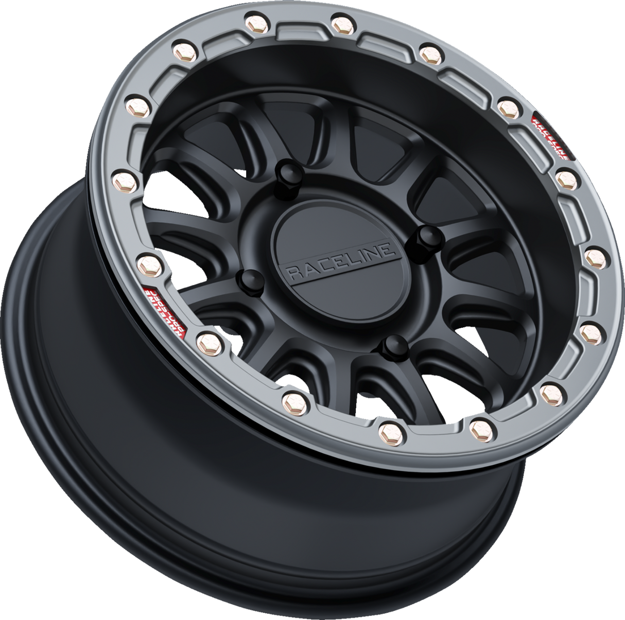 Wheel - Alpha - Front/Rear - Black/with Gun Metal Ring - 15x7 - 4/156 - +10 mm 2001 - 2024