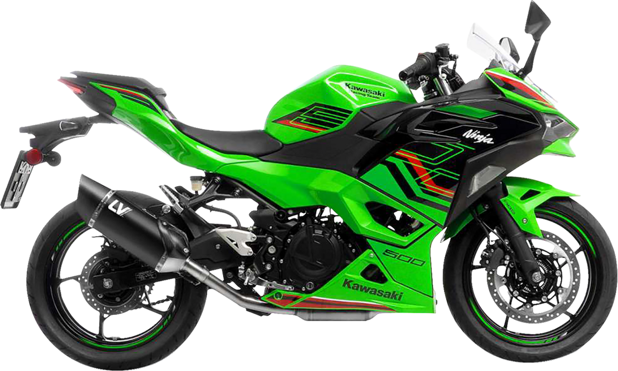 LV-14 R Slip-On Muffler - Black Edition - Z/Ninja 400/500 2024 - 2025