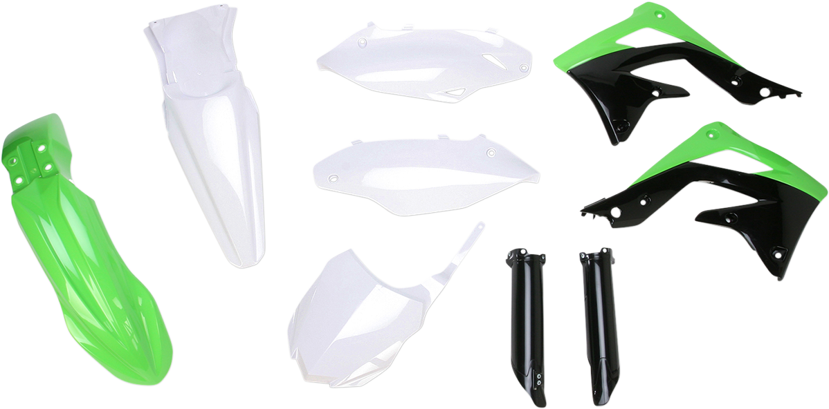 Full Replacement Body Kit - OEM \'13 White/Black/Green 2013 - 2015