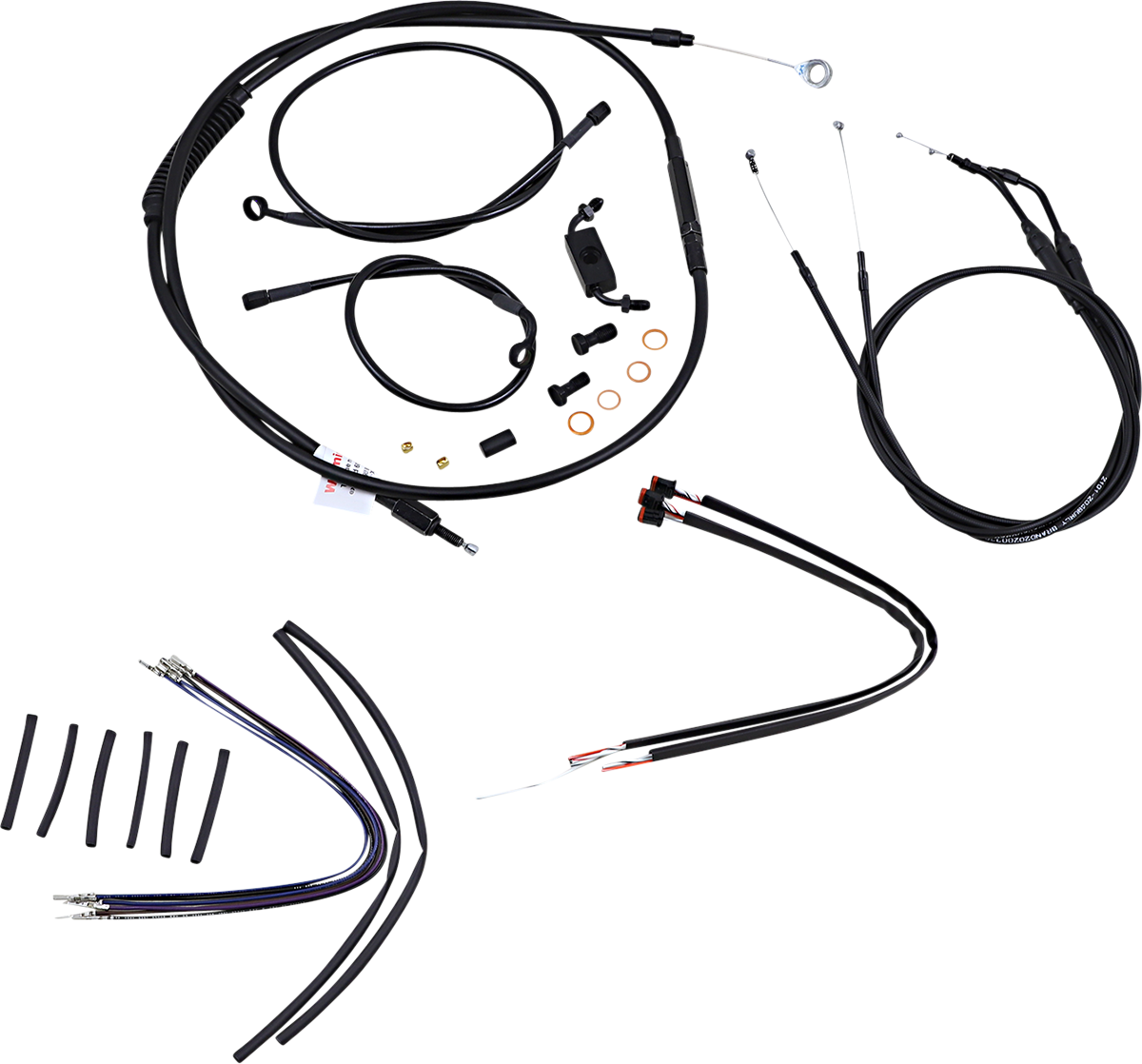 Control Kit - 12\" Ape Hanger Handlebars - ABS 2012 - 2017