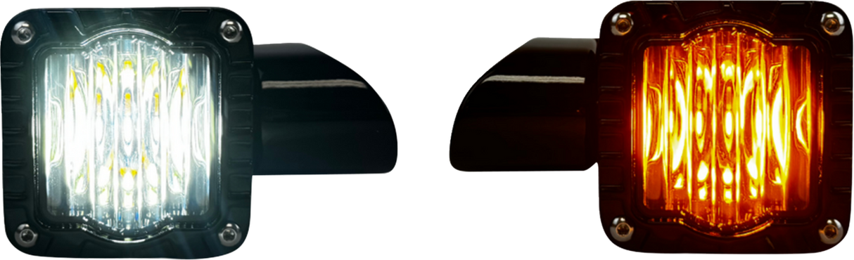 Turn Signal - Shark Demon™ - LED - Front - Smoke Lens 2015 - 2025