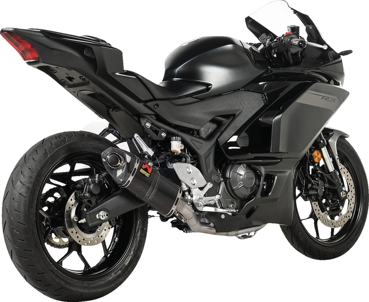 Racing Line Exhaust System - Carbon Fiber - Yamaha R3 & MT-03 2015 - 2025
