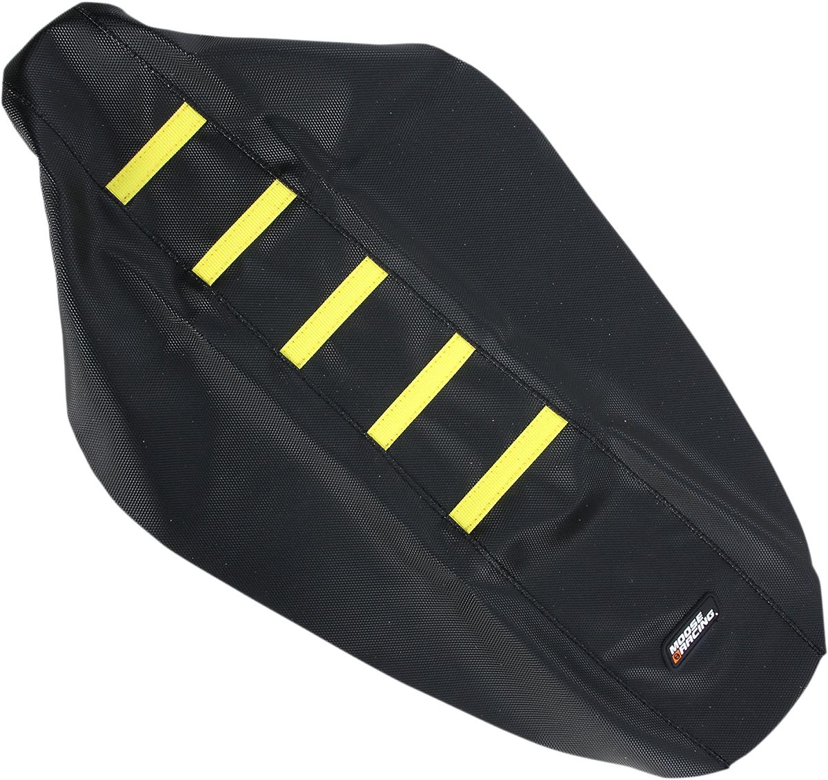 Ribbed Seat Cover - Black Cover/Yellow Ribs - Suzuki 2008 - 2017