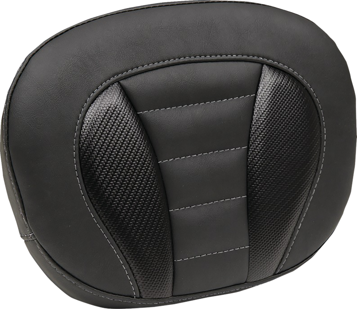 Deluxe Sissy Bar Pad - Gunmetal Stitch - FLT/FLH \'23-\'24 2023 - 2024