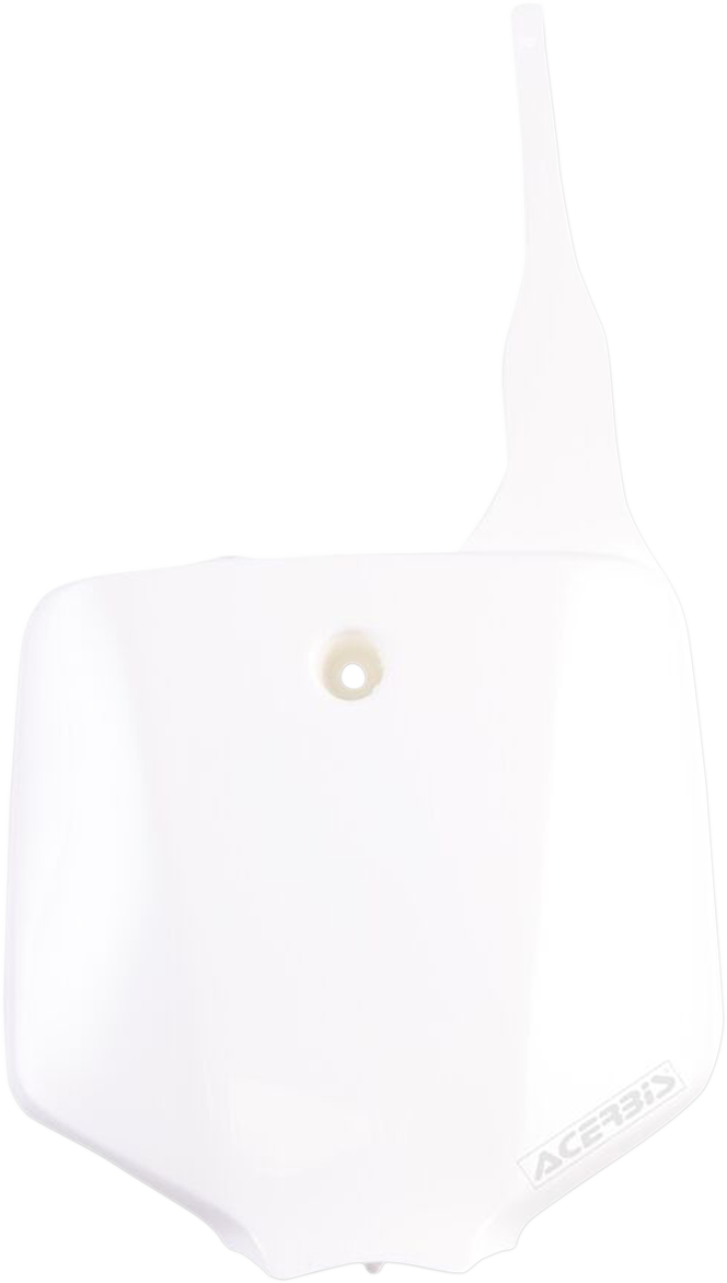 Front Number Plate - White 2000 - 2023