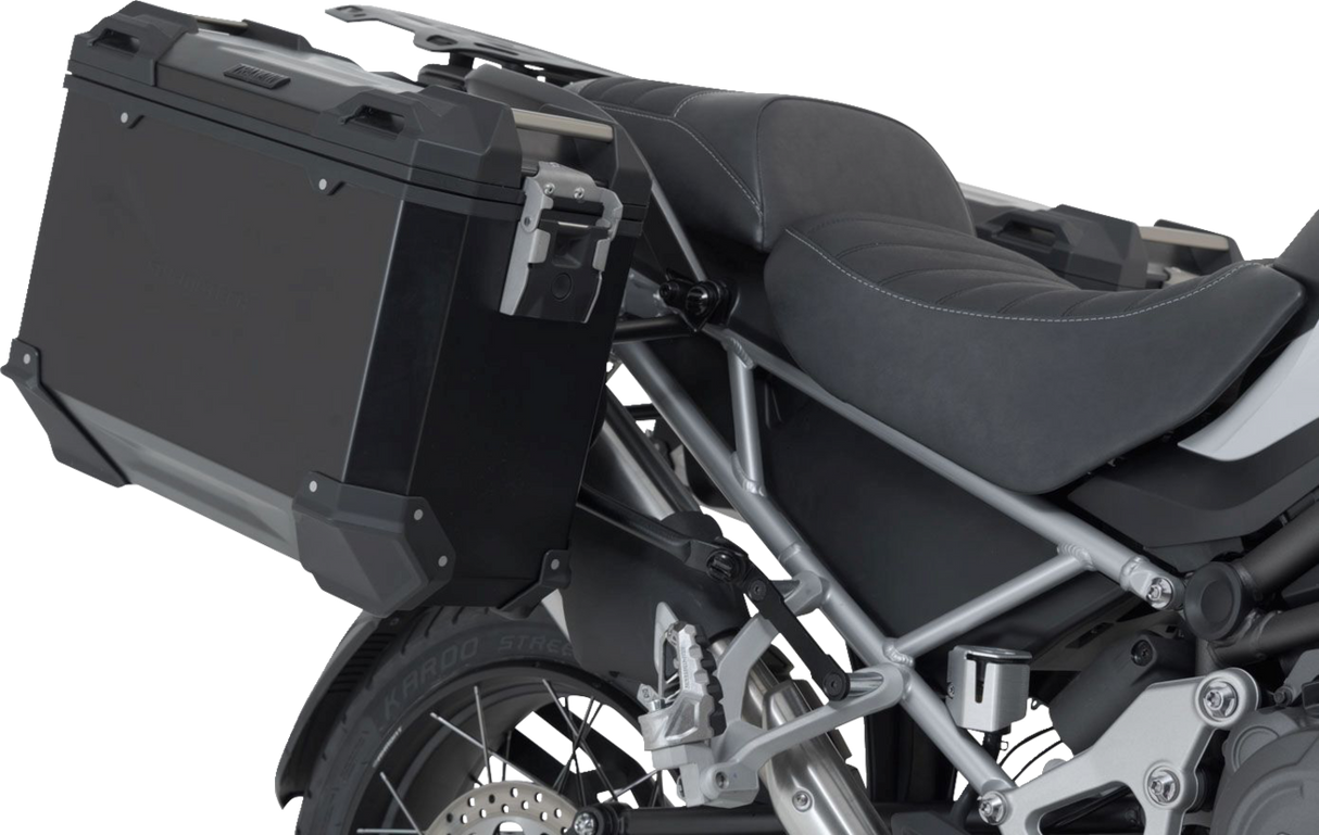 TRAX ADV Aluminum Case System - Black - Triumph Tiger 1200 \'22-\'24 2022 - 2024