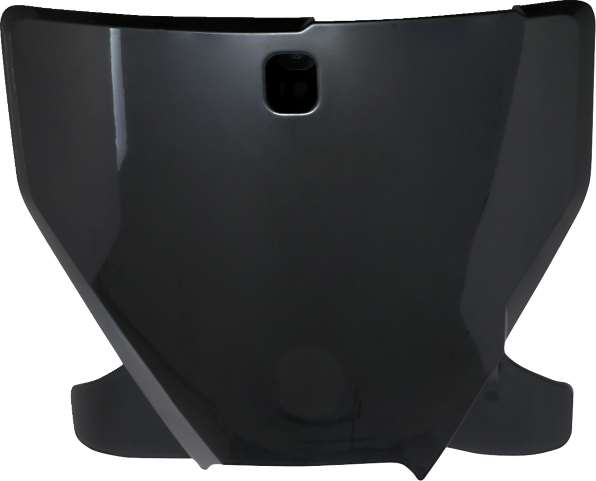 Front Number Plate - Black 2019 - 2022