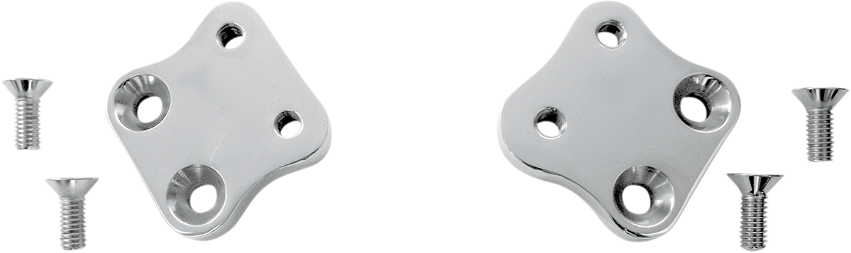 Kick Back Plate - Chrome - FXD 1991 - 2017