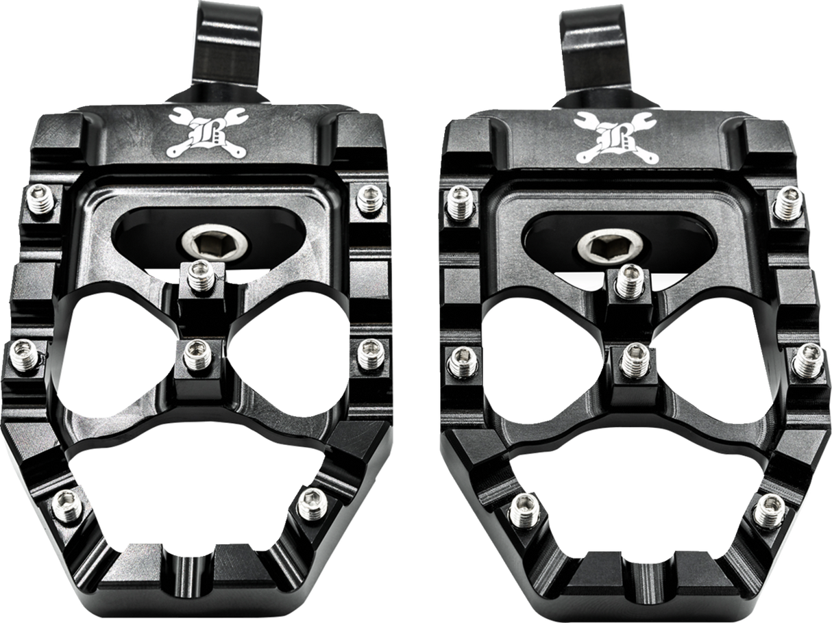 MX Evolution Driver Pegs - Black - Sportster/Dyna 1997 - 2022